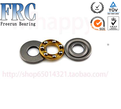 6x14x5 Steel Ball Grooved Thrust Bearing F6-14M ABEC-1 ABEC-3 ABEC-5